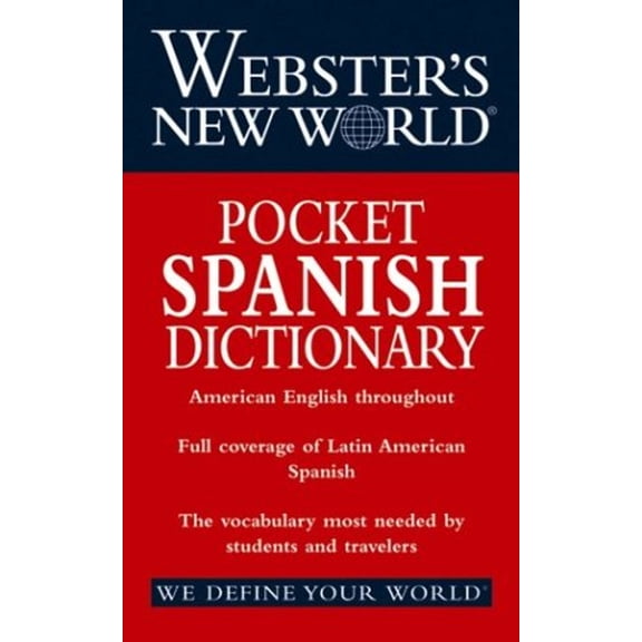 Pre-Owned Webster's New World Pocket Spanish Dictionary (Turtleback) 0764556193 9780764556197