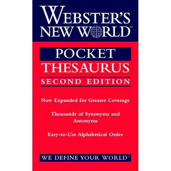 Webster's New World Pocket Thesaurus, Second Edition, (Paperback)
