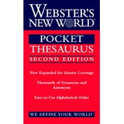 Websters New World Pocket Thesaurus, Second Edition, Paperback