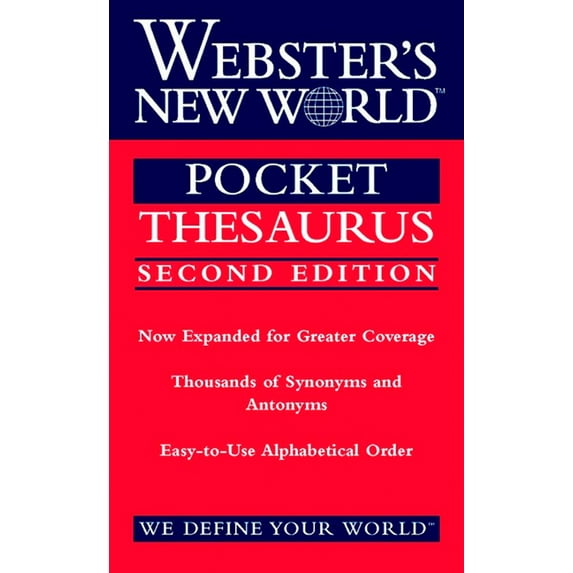 Webster's New World Pocket Thesaurus, Second Edition, (Paperback)