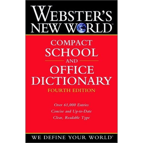 Pre-Owned Webster's New World: Webster's New World Compact School and Office Dictionary (Edition 4) (Paperback)