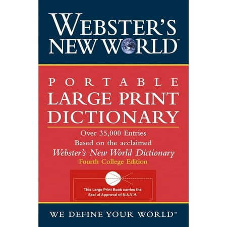 Webster's New World Webster's New World Portable Large Print Dictionary, Second Edition, (Paperback)