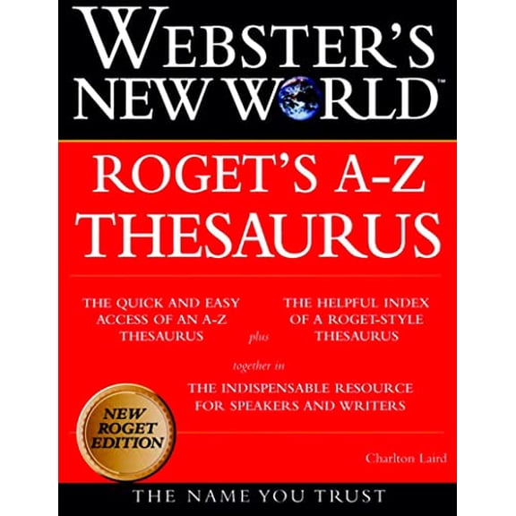 Pre-Owned Webster's New World Roget's A-Z Thesaurus (Paperback) 0028631234 9780028631233