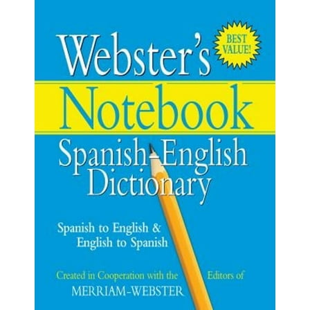 Pre-Owned Webster's Notebook Spanish-English Dictionary Paperback