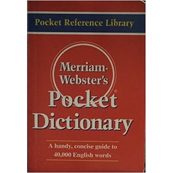 Pre-Owned Webster's Pocket English Dictionary Paperback