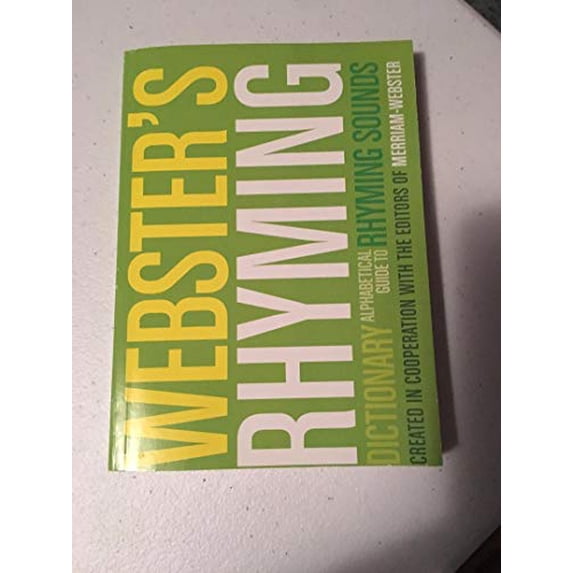 Pre-Owned Webster's Rhyming Dictionary 9781403776440