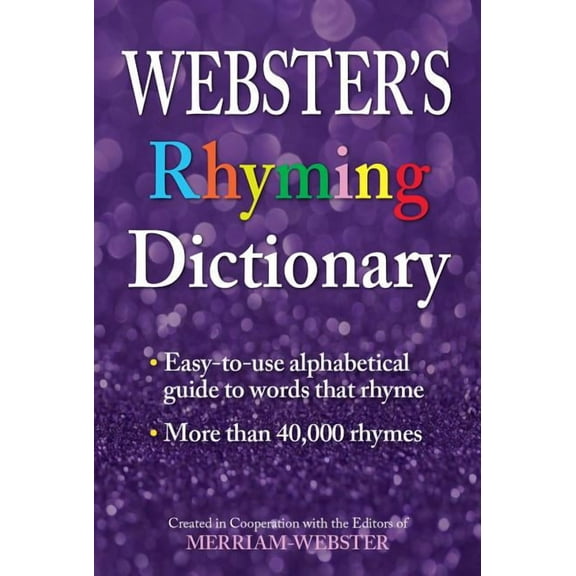 Webster's Rhyming Dictionary, (Paperback)