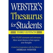 Webster's Thesaurus for Students (Paperback)