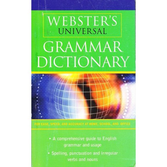 Pre-Owned Webster's Universal Grammar Dictionary Paperback