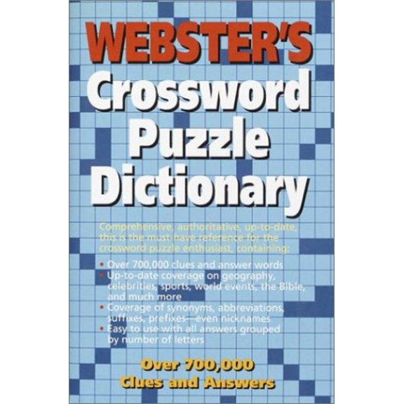 Pre-Owned Webster's Crossword Puzzle Dictionary (Hardcover) 0517150085 9780517150085