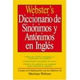 thumbnail image 1 of Pre-Owned Webster's Diccionario de Sinonimos y Antonimos en Ingles (Paperback) 1596950447 9781596950443, 1 of 1