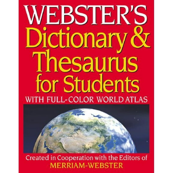 Pre-Owned Webster's Dictionary & Thesaurus for Students (Paperback) 159695017X 9781596950177