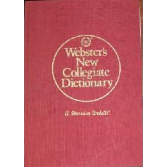 Pre-Owned Websters New Collegiate Dictionary by Webster Hardcover Textbooks English
