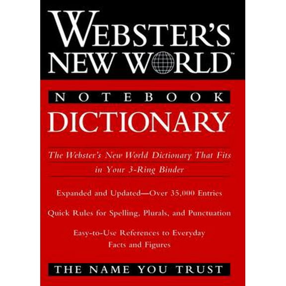 Pre-Owned Webster's New World Notebook Dictionary (Paperback) 0764561499 9780764561498
