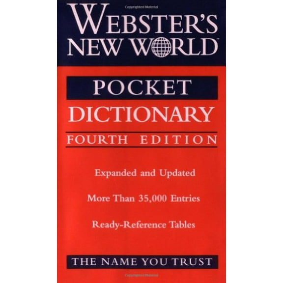 Pre-Owned Webster's New World Pocket Dictionary (Vinyl Bound) 0764561472 9780764561474