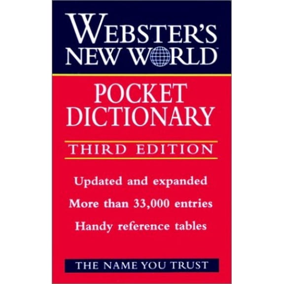 Pre-Owned Webster's New World Pocket Dictionary by Webster's New World Dictionary (Paperback)