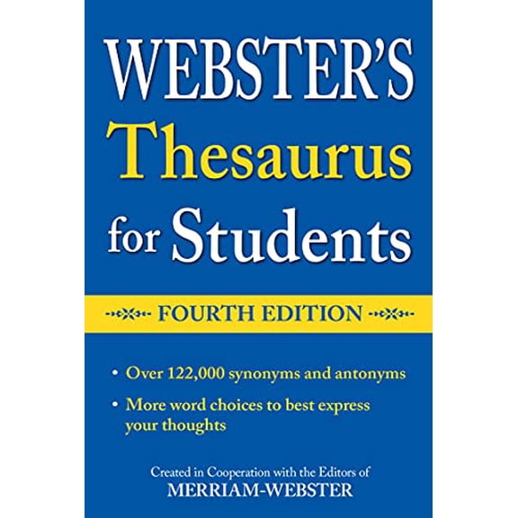 Pre-Owned Webster's Thesaurus for Students, Fourth Edition (Paperback) 1596951818 9781596951815