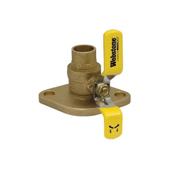 Webstone 2" Flanged 3-Way Brass Ball Valve 50407HV