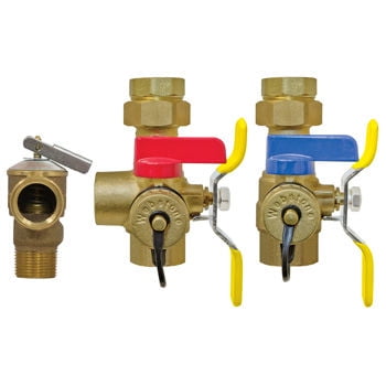 3/4 in. Tankless Water Heater Valve Set - Lead Free
