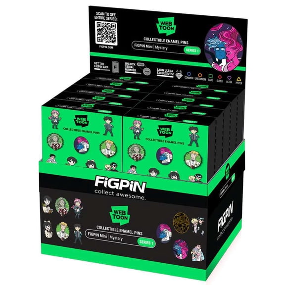 Webtoon Series 1 Enamel Pins Mystery Box (10 Packs)
