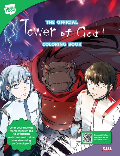 Webtoon The Official Tower of God Coloring Book: 46 Original Illustrations to Color and Enjoy, (Paperback)