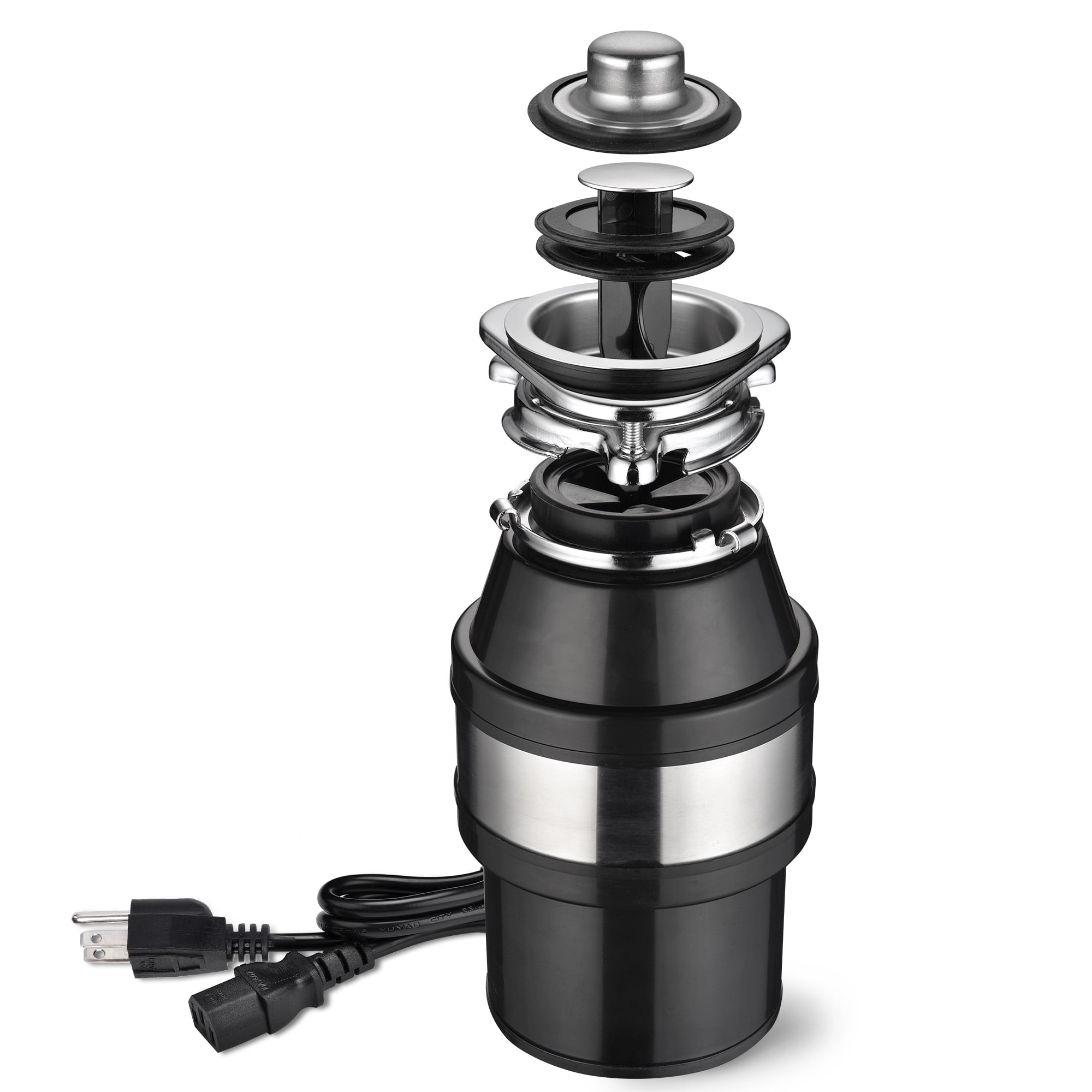 Wechef 1/2HP 2600 RPM Continuous Feed Household Plug In Garbage