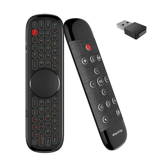 Wechip W2 Pro Wireless Keyboard 2.4G 3-in-1 Function ABS Air Mouse Touchpad Keyboard for Smart TV