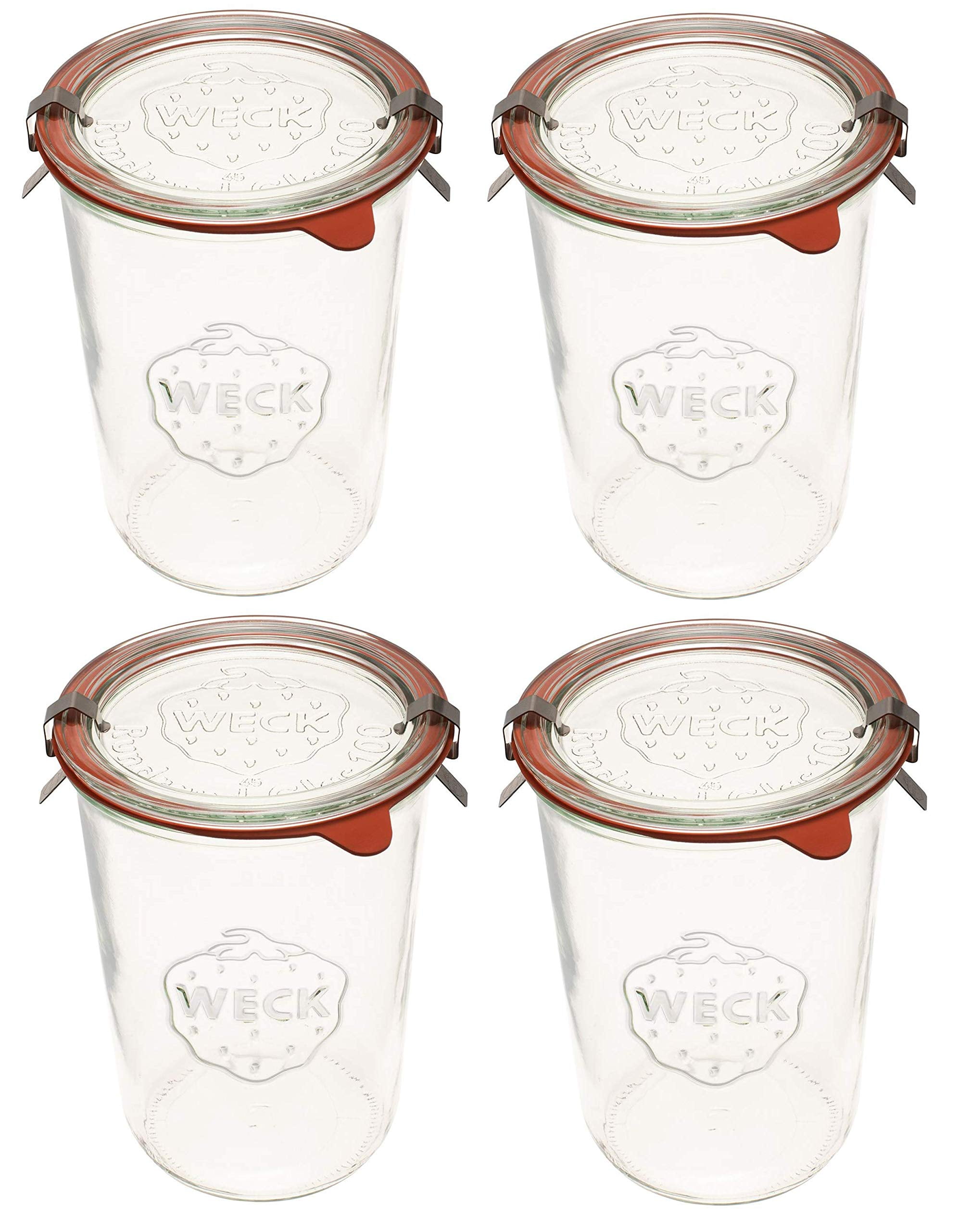 Weck Canning Jars 74328.7 fl. oz Weck Mold Jars made of Transparent