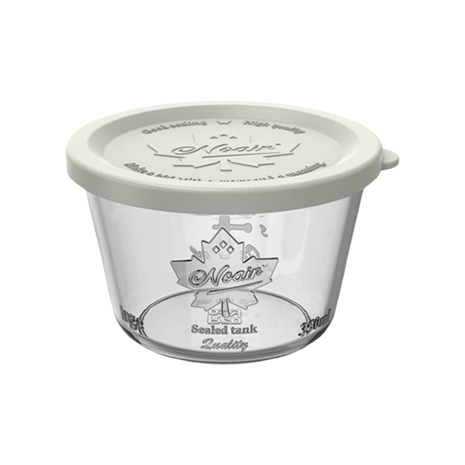 Weck Jars CMYYNNA-4.41"x2.76 |Eco-Friendly Canning Jar | Food Storage Containers with Airtight Lids | Made in Germany, Rust-Proof & BPA-Free (white)