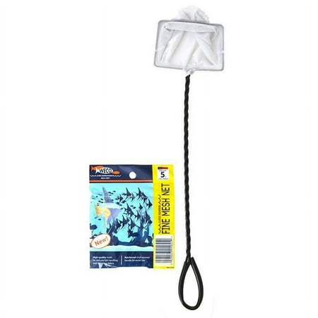 Weco Long Handle Fine Mesh Aquarium Net [Aquarium, Nets] 5" Wide