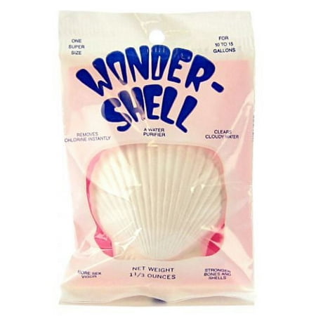 Weco Wonder Shell De-Chlorinator [Aquarium, Chlorine & Chloramine Removers] Super - For 10-15 Gallon Aquariums (1 Pack)
