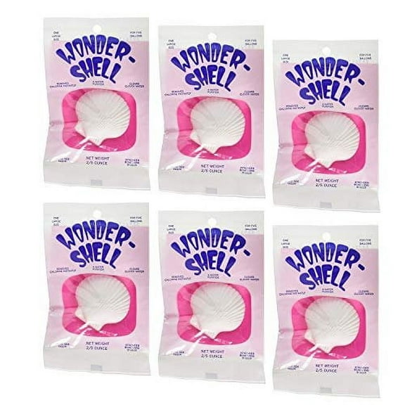 Weco Wonder Shell Natural Minerals, Large, for a Total of 6 Large Shells (6 Pack)