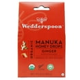 thumbnail image 1 of Wedderspoon Manuka Organic Natural Honey Drops Ginger with Echinacea Homeopathic & Herbal Remedies, 4 oz, 1 of 6