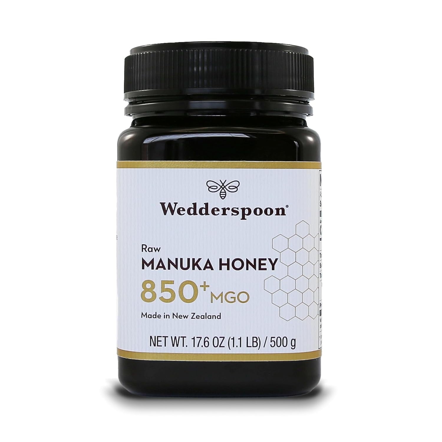 Wedderspoon Raw Manuka Honey Bundle - KFactor 16 (35.2 Oz) & Ginger Echinacea Drops (4 Oz)