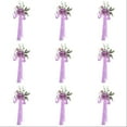 thumbnail image 1 of Artificial Rose Wedding Chair Decorations with Ribbons - Flower Chair Back Decor for Wedding Aisle, Pew & Ceremony Decor - Elegant Wedding Party Decorations for Indoor & Outdoor Events, 1 of 5