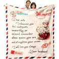 thumbnail image 1 of Wedding Anniversary Blanket Gifts for Couple Husband Wife Happy Anniversary 50" X 60" Soft Throw Blanket Anniversary Present for Parents, 1 of 5
