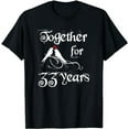 thumbnail image 1 of Wedding Anniversary Gift 33 Years Together Love Bird T Shirt, 1 of 5