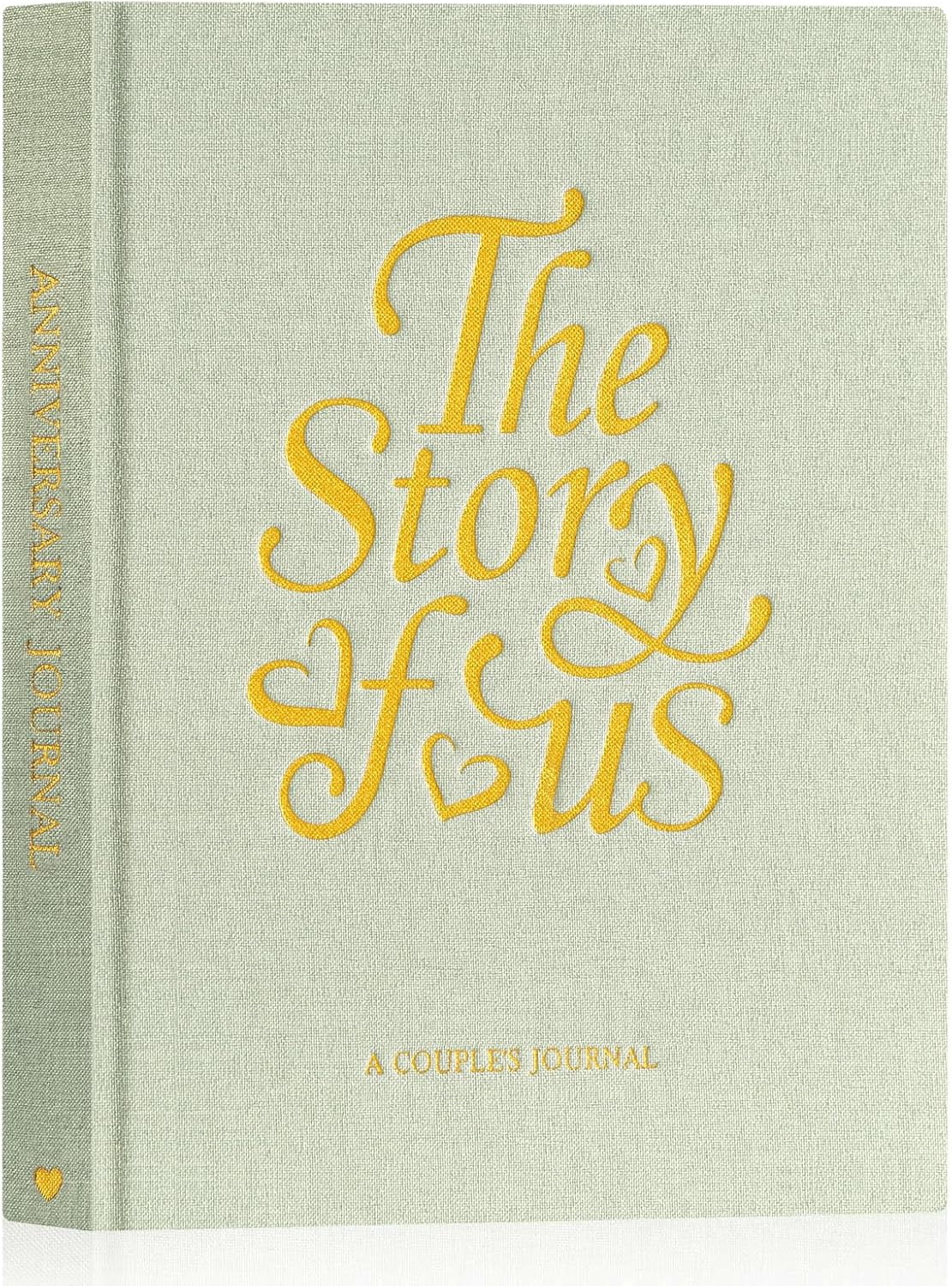 Wedding Anniversary Journal - The Story of Us, Linen Dating 1st to 70th ...