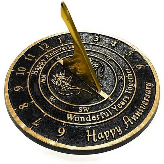 Wedding Anniversary Sundial Gift by Nauticalmart