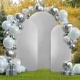 thumbnail image 1 of Wedding Arch Backdrop Cover, Stretchy Spandex Wall Arch Covers Fitted Glitter Round Top Chiara Backdrop Covering for Wedding Birthday Party Baby Shower Ceremony Banquet Decoration, 1 of 9