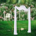 thumbnail image 1 of Wedding Arch Backdrop Metal Stand Crescent Flower Rack Frame Garden Party Decor, 1 of 19