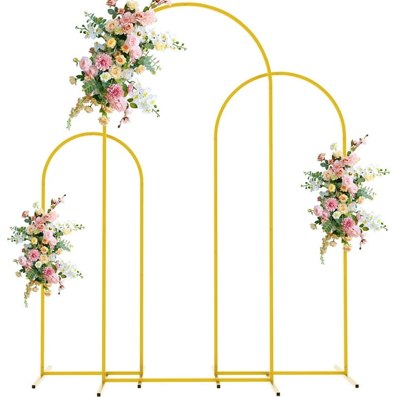 Wedding Arch Backdrop Stand  Metal Arch Backdrop Stand for Wedding Ceremony Baby Shower Birthday Party Decor