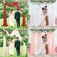 thumbnail image 1 of Wedding Arch Chiffon Fabric Drapery Wedding Drapery Arch Decoration Wedding Decor, 1 of 8