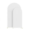 thumbnail image 1 of Wedding Arch Cover, Arch Backdrop Stand Cover for Birthday Party Ceremony Banquet Decoration with 100 Balloons(White), 1 of 5