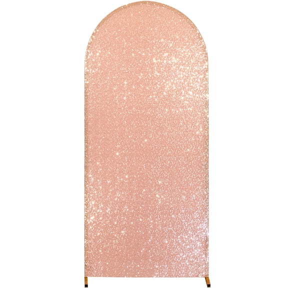 Wedding Arch Cover Glitter Sequin Cover with Zipper Design Banquet Backdrop Cover Decoration for Birthday Party