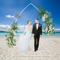 thumbnail image 1 of Wedding Arch Flower Frame Metall Bogen Hintergrund Stand Metal Arch Backdrop Stand 7.35FT Wedding Arch Backdrop Stand, 1 of 23