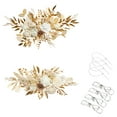 thumbnail image 1 of Wedding Arch Flower, Pack of 2 Artificial Silk Large Flower Swag, Boho Welcome Sign Floral Swag, Beige Arch Flowers Reception Backdrop Decor for Wedding Party Ceremony, Multisize, 1 of 7