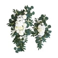 thumbnail image 1 of Wedding Arch Flower, Wedding Flowers Garlands Floral Arrangement for Living Room Party Bedroom White, 1 of 8