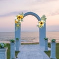 thumbnail image 1 of Wedding Arch Flowers, Artificial Dusty Roses Flowers Swag Welcome Sign for Home Table Centerpiece Wedding Party Holiday Garden Indoor Outdoor Decor, 1 of 6