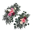 thumbnail image 1 of Wedding Arch Flowers Artificial Flower Swag Set Pack of 2 for Party Ceremony Pink, 1 of 8